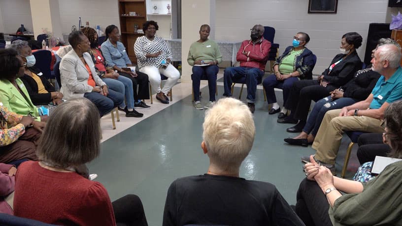 Education for Ministry group gathered in a circle