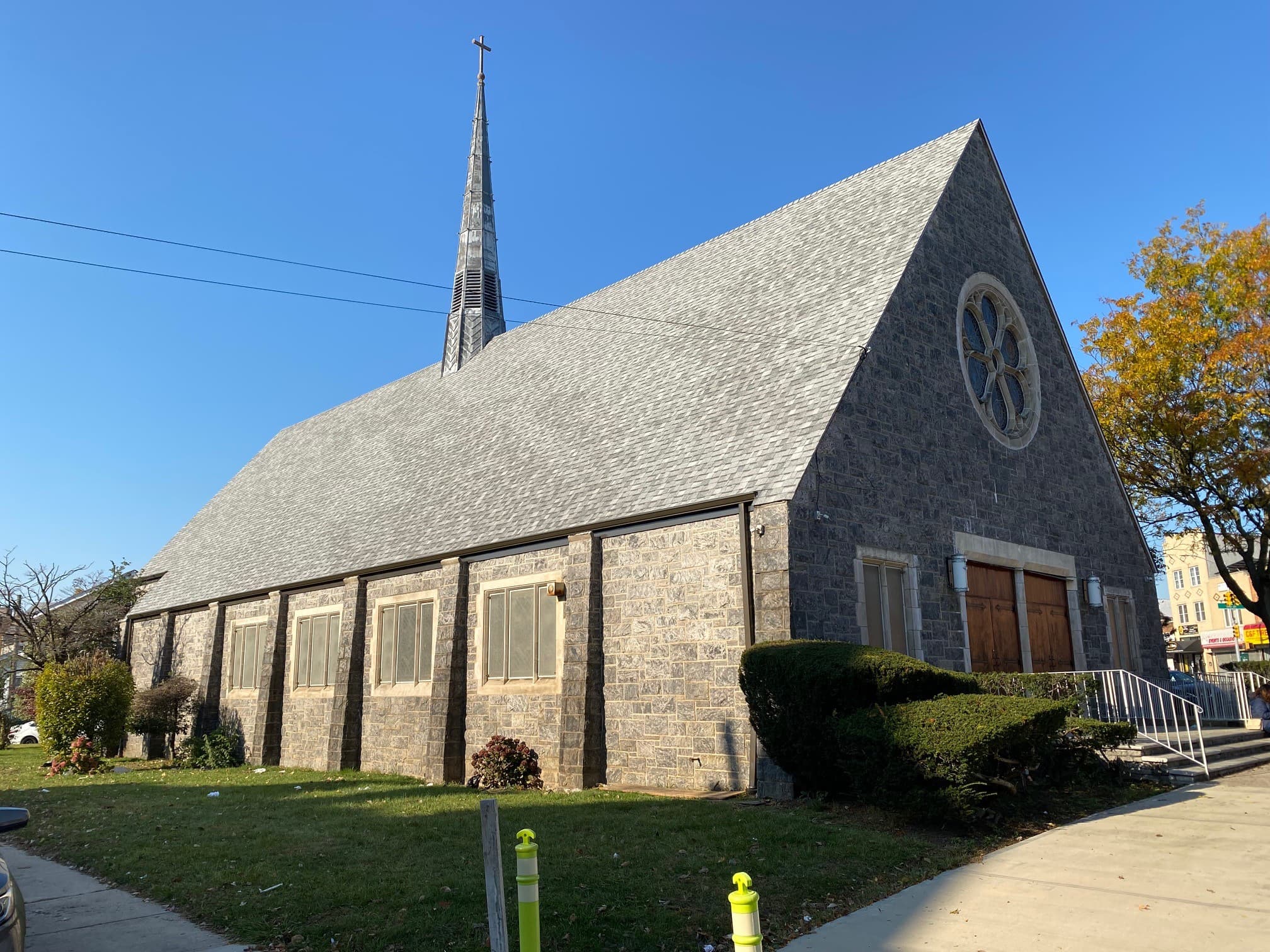 The new roof at St. Gabriel's Hollis