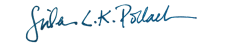 Signature of the Rev. Gideon Pollach