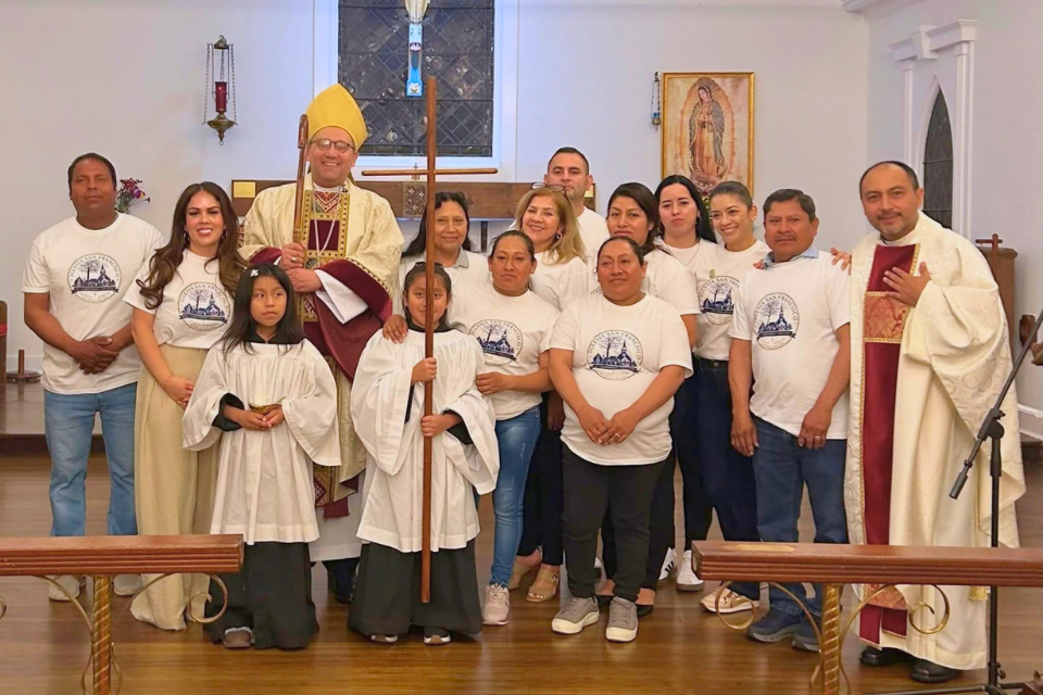 Bishop Adam at Iglesia San Francisco