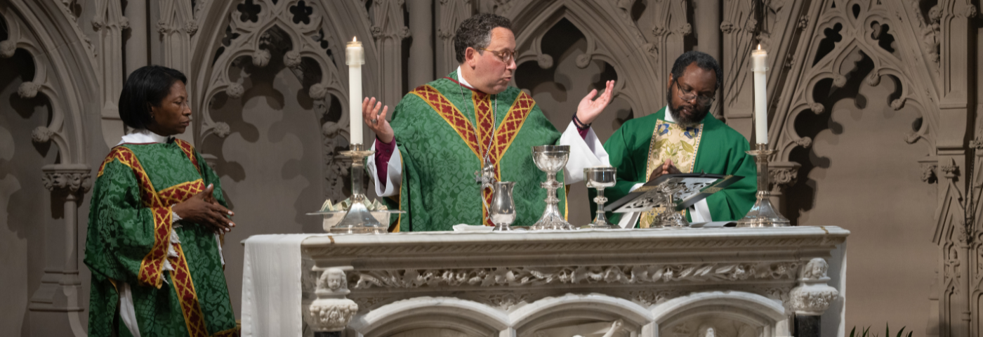 Bishop Adam Presides at the Eucharist 