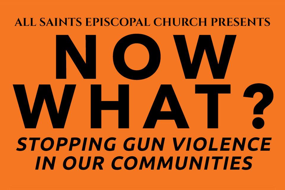 All Saints Episcopal Church presents Now What? Stopping Gun Violence in our Communities