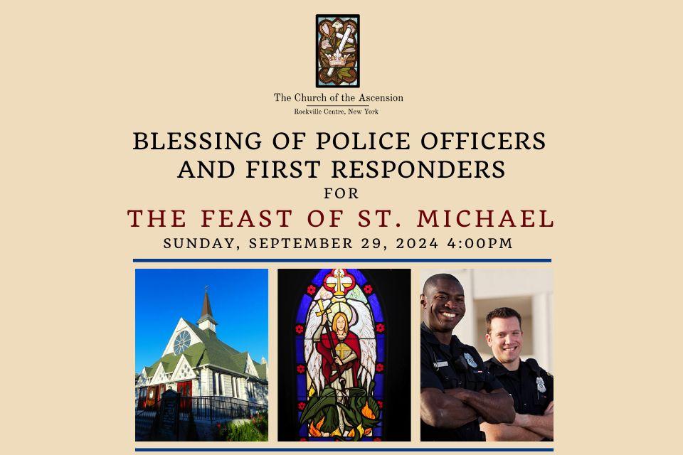 Blessing of Police Officers and First Responders For The Feast of St. Michael