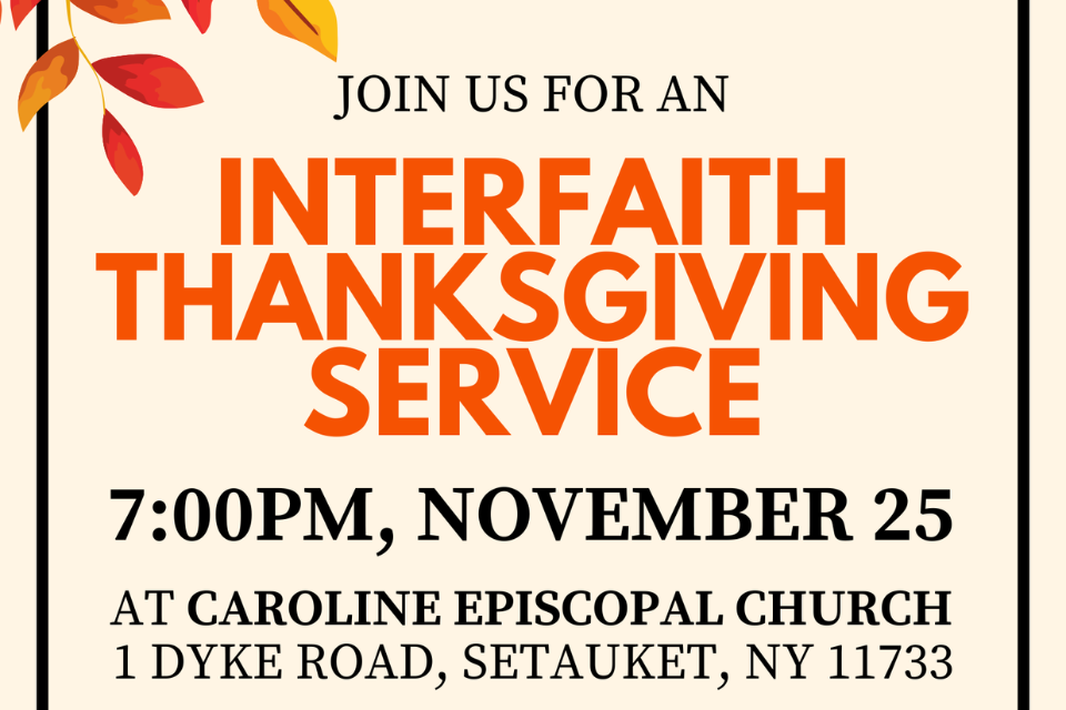 Interfaith Thanksgiving Service