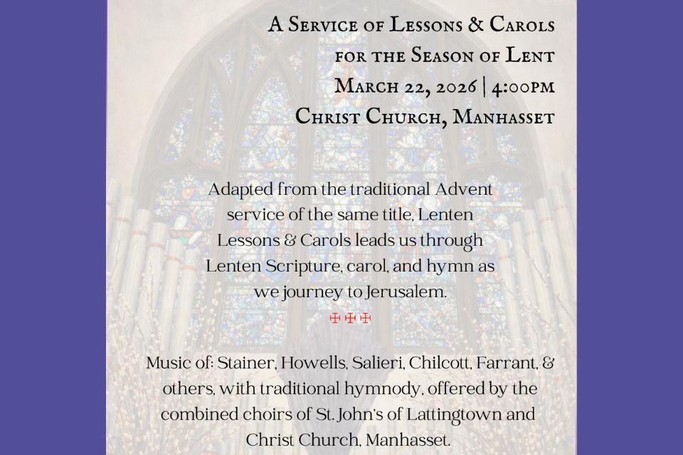 Christ Church Manhasset Lessons and Carols