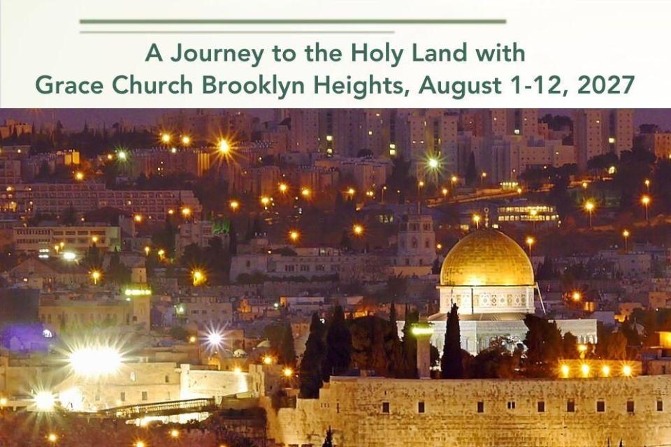 Pilgrimage to the Holy Land