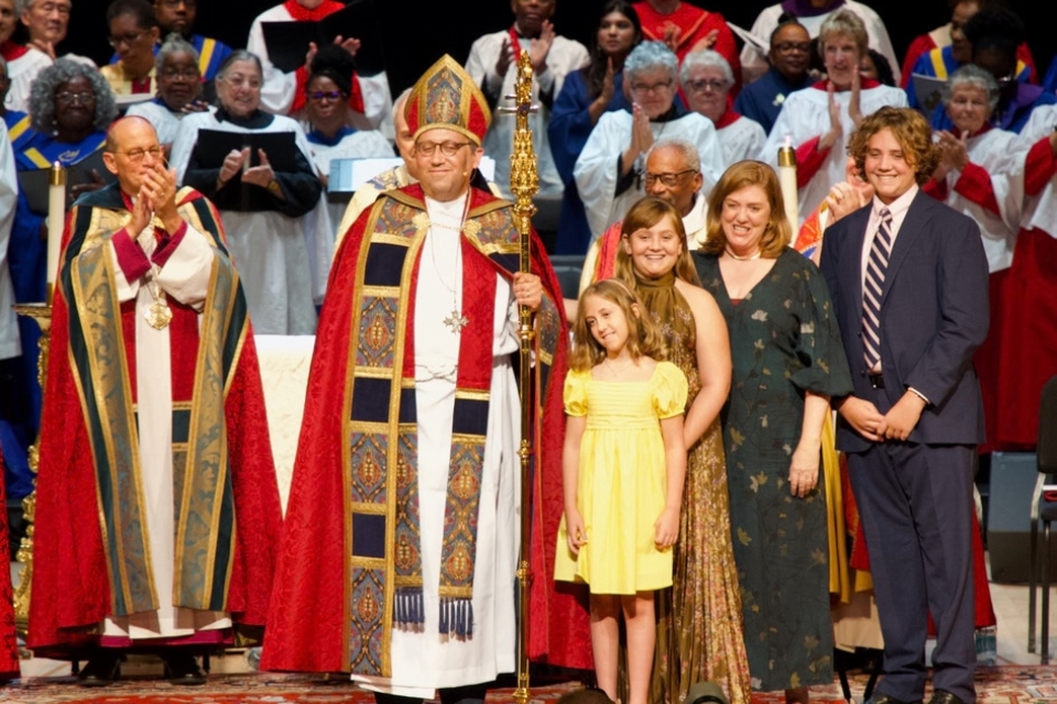 Bishop Adam Shoemaker with Family