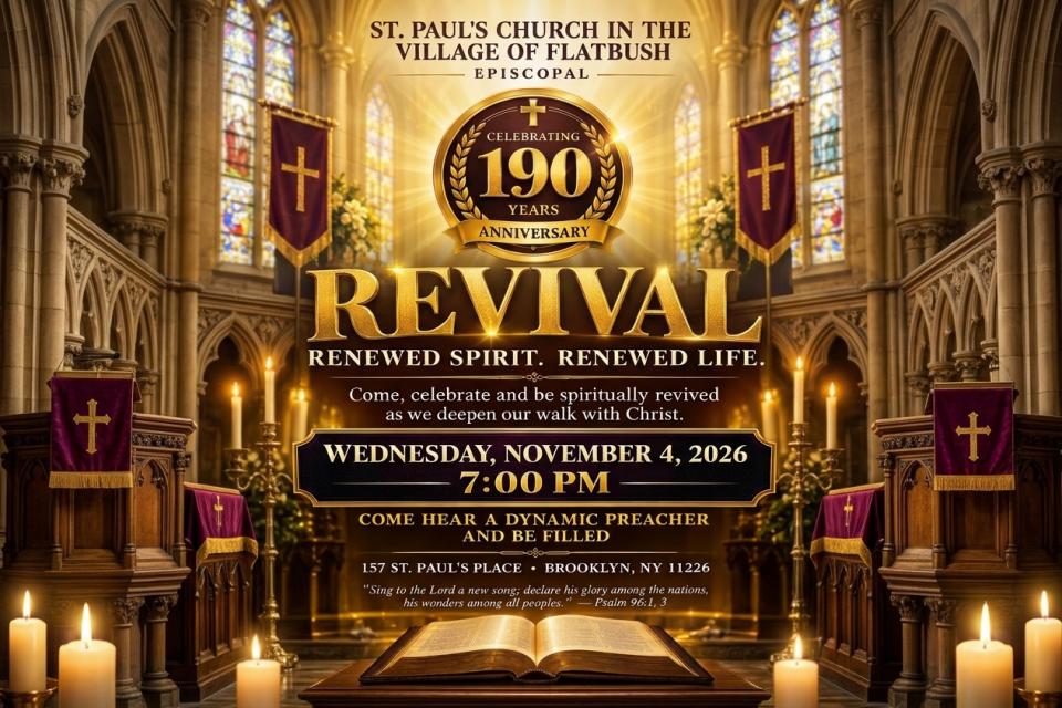 St. Paul's Flatbush - 190th Anniversary Revival