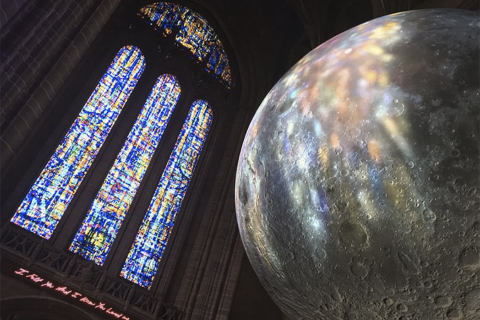 Holy Week Under the Moon at the Cathedral of the Incarnation