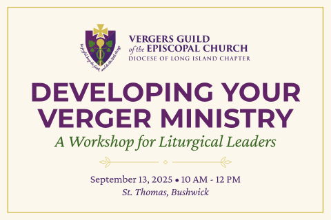 Developing Your Verger Ministry