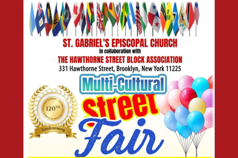 Multi-Cultural Street Fair ad for St. Gabriel's Episcopal Church
