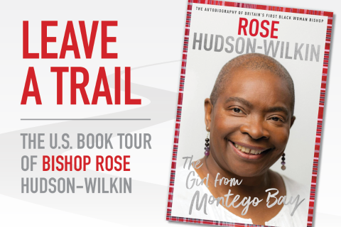 Event Flyer: Leave a Trail - The U.S. Book Tour of Bishop Rose Hudson Wilkin