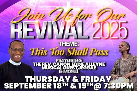 Join us for our REVIVAL 2025