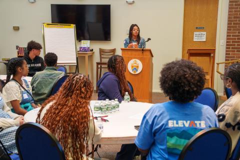 Youth Gather at Pre-Convention Meeting