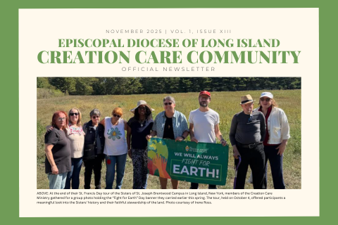 Creation Care Community November 2025 Newsletter