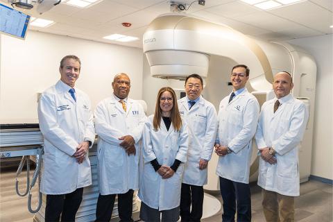 2.	Sheldon Genack, MD, Chair of the Department of Surgery, Delcasse Joseph, MD, Rachel Gordon, MD, and Dmitriy Kim, DO, of Surgical Oncology with Mark Ashamalla, Chief of Radiation Oncology, and Dr. Marc Warshawsky, Chief of Medical Oncology at EHS