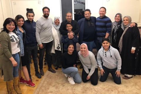 Bishop-elect Shoemaker with his Egyptian Family