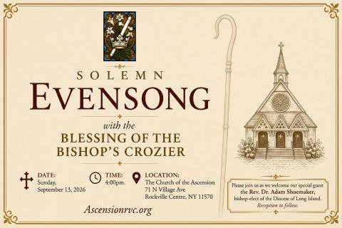 Evensong with the Blessing of the Bishop's Crozier