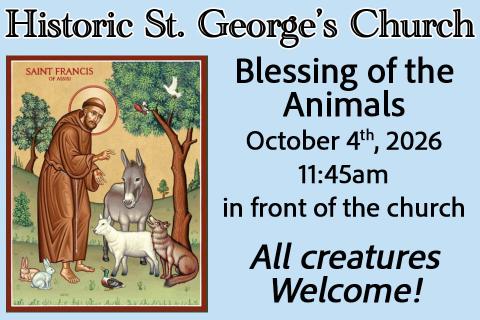 Historic St. George's Blessing of the Animals