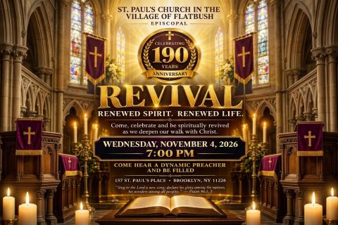 St. Paul's Flatbush - 190th Anniversary Revival