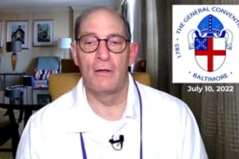 Bishop Provenzano Reports from Third Day of Convention - Sunday, July 10, 2022