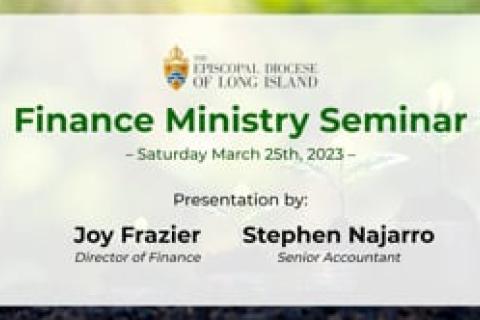 Presentation from the Department of Finance - Finance Ministry Seminar